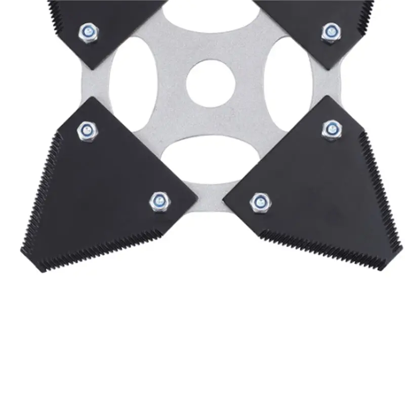 ABBY-Lawn Mower Blade Brush Cutter Saw Blade Four Corners Mowing Head Universal Accessories Replacement Part