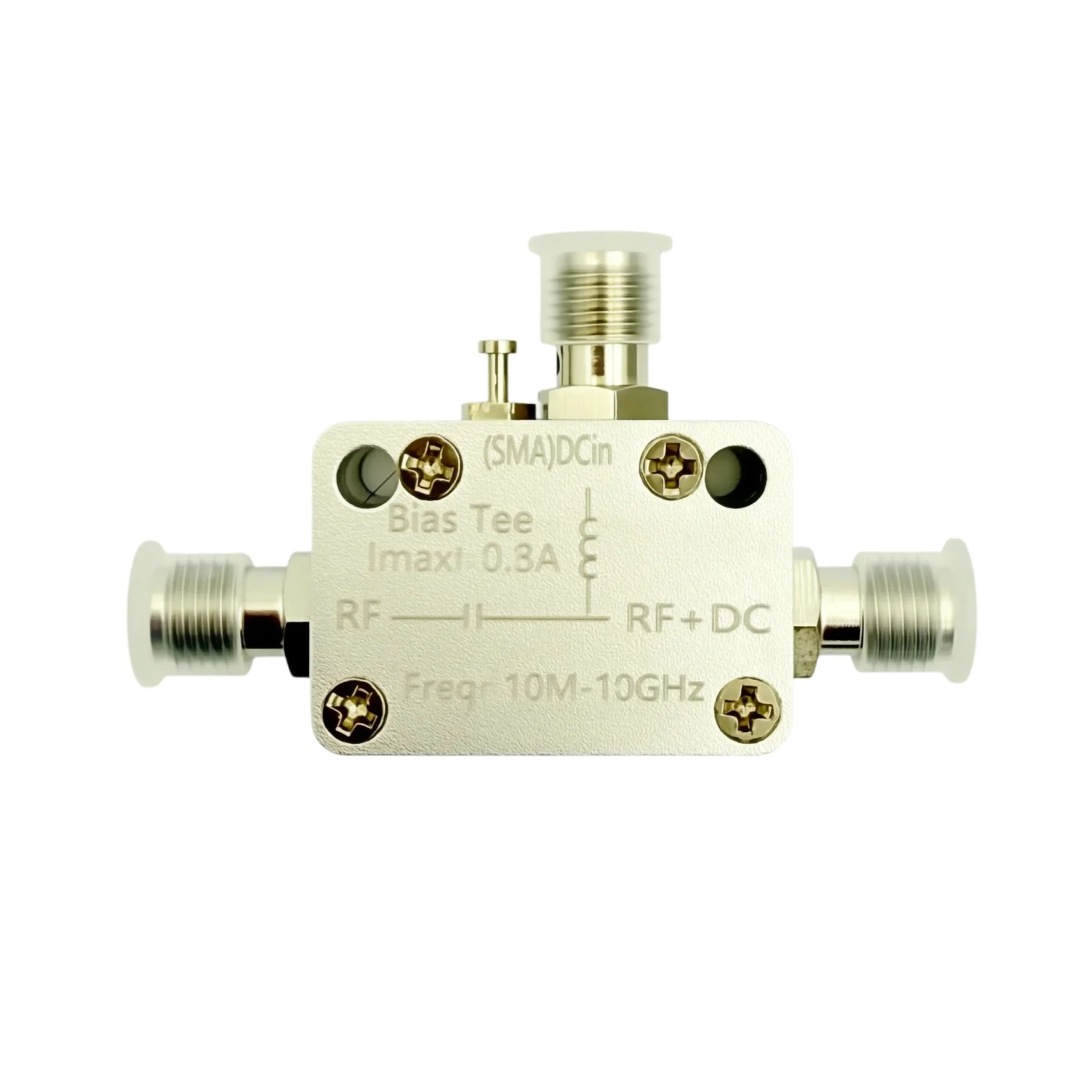 

Новый коаксиальный изолятор-балансир (Bias Tee) 10МГц-10ГГц SMA, 800мА, блокировка постоянного тока, совместим с ZFBT-6GW+