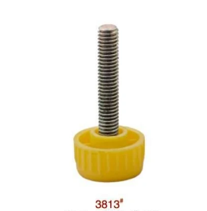 Polyurethane Suspension Silent Block Urethane Bumper Coarse Thread CLASS 4 Nickel Coated Head PU Shaped Thumb Screws Metric