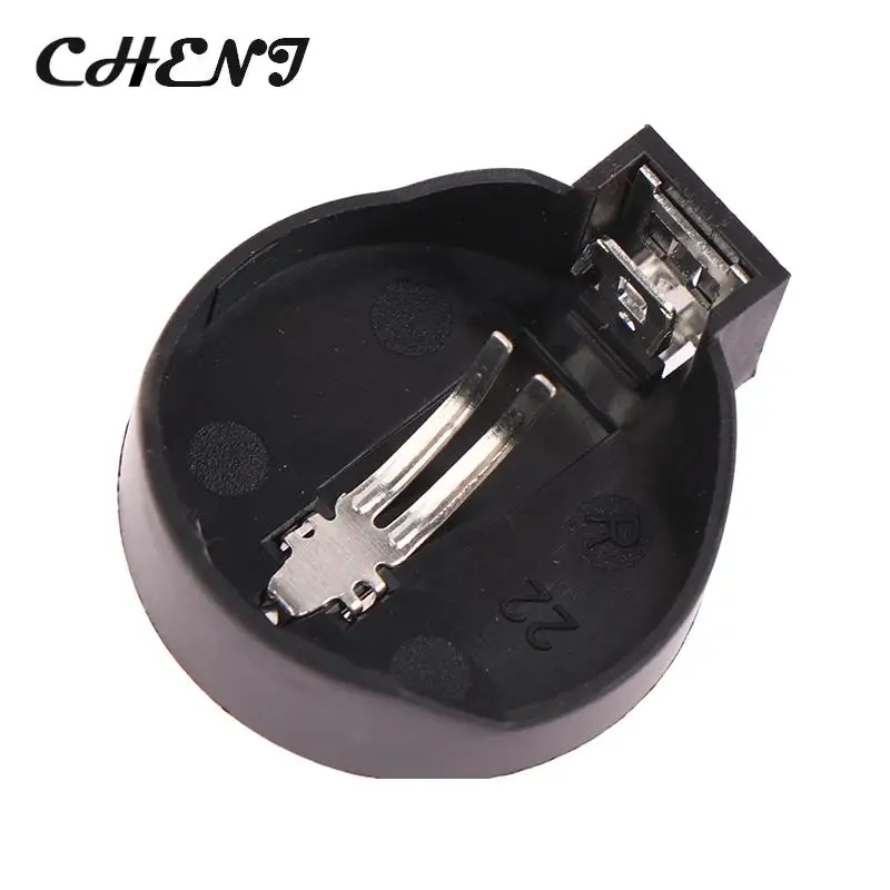 10PCS Environmental protection material CR2032 Coin Cell Battery Holder Case Black Coin Cell Button Socket Holder Case