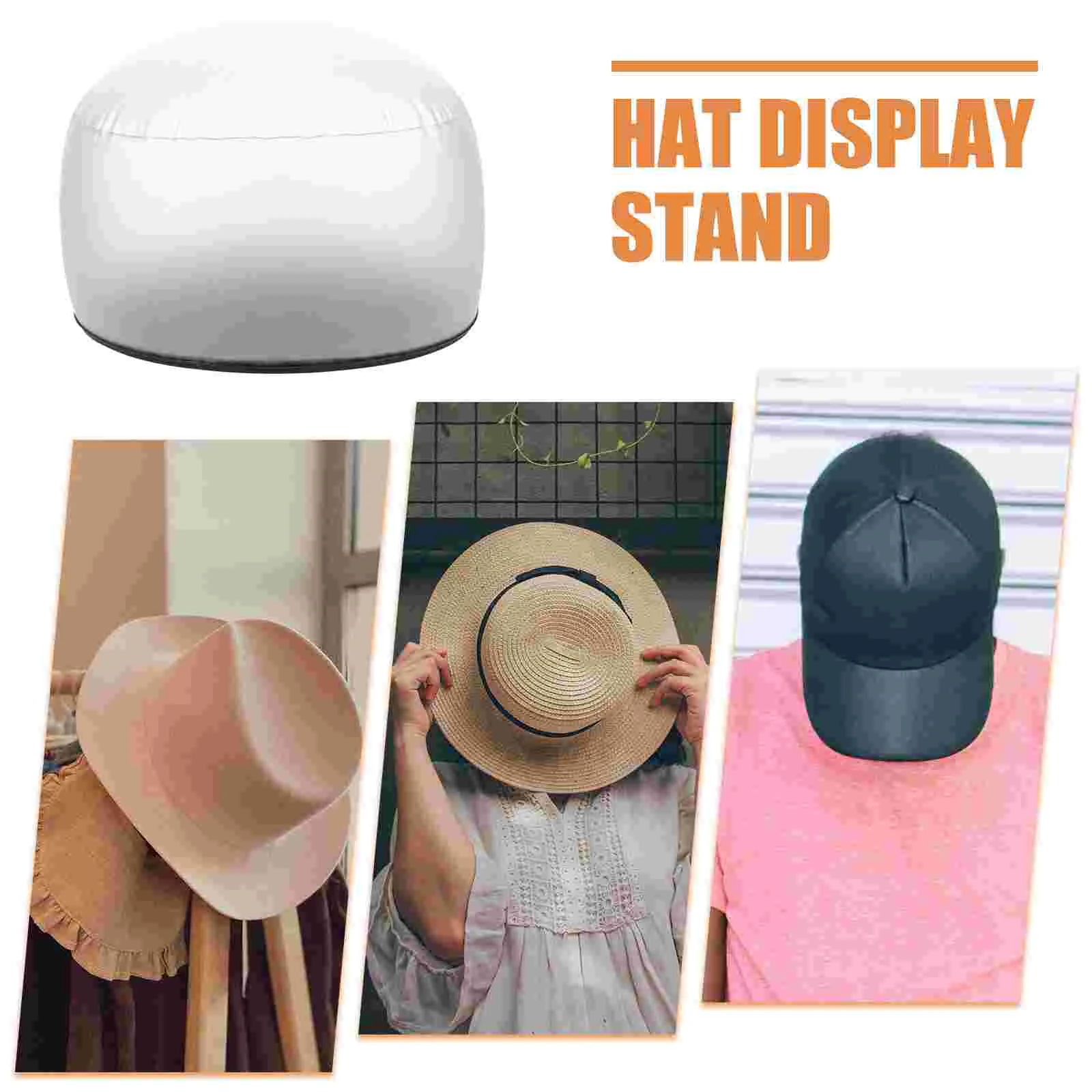 Hat Support Display Rack Cap Stand Stay Stereotypes Desktop Storage Pvc for Travel Holder Plastic