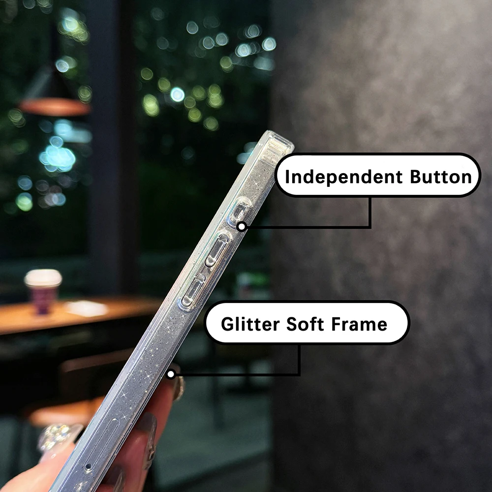 قوس قزح التدرج بريق بلينغ شبكة نمط الحال بالنسبة آيفون 16E 16 15 14 زائد 13 12 11 برو ماكس الملونة واضح غطاء مقاوم للصدمات