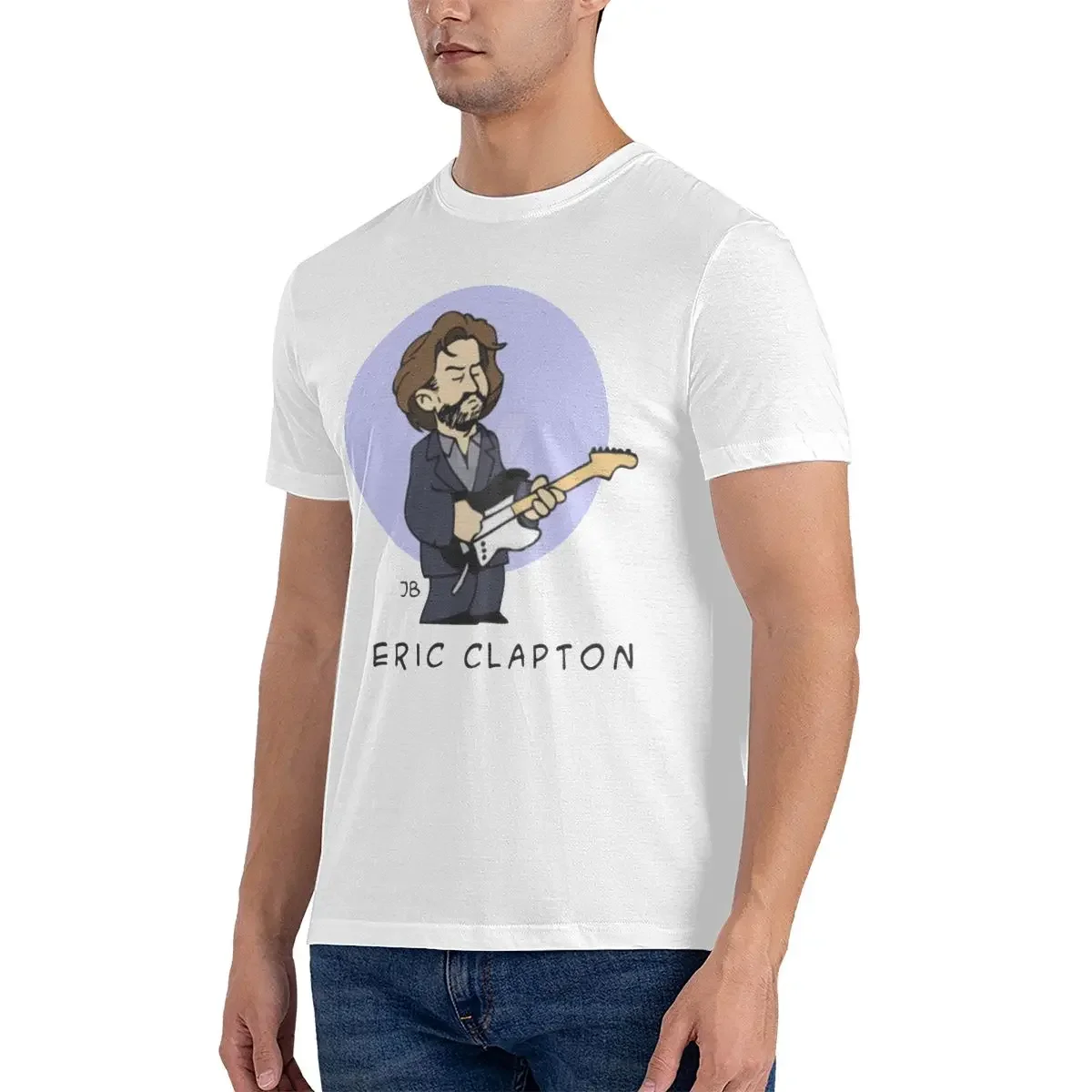 تي شيرت قطني كلاسيكي للرجال والنساء ، أليس كلابتون ، للجنسين