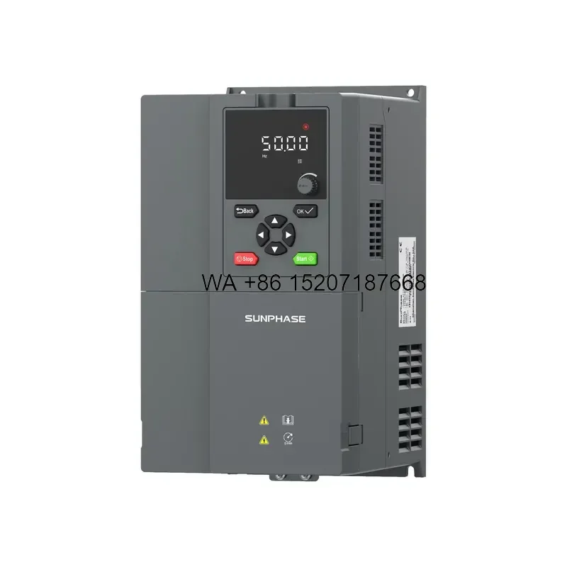 Wmwmnu for Sunphase Solar Pump Inverter 4kw 380V 0-600Hz Irrigation 3-Phase AC Input 220V DC Input Range 140-900V S10 S200