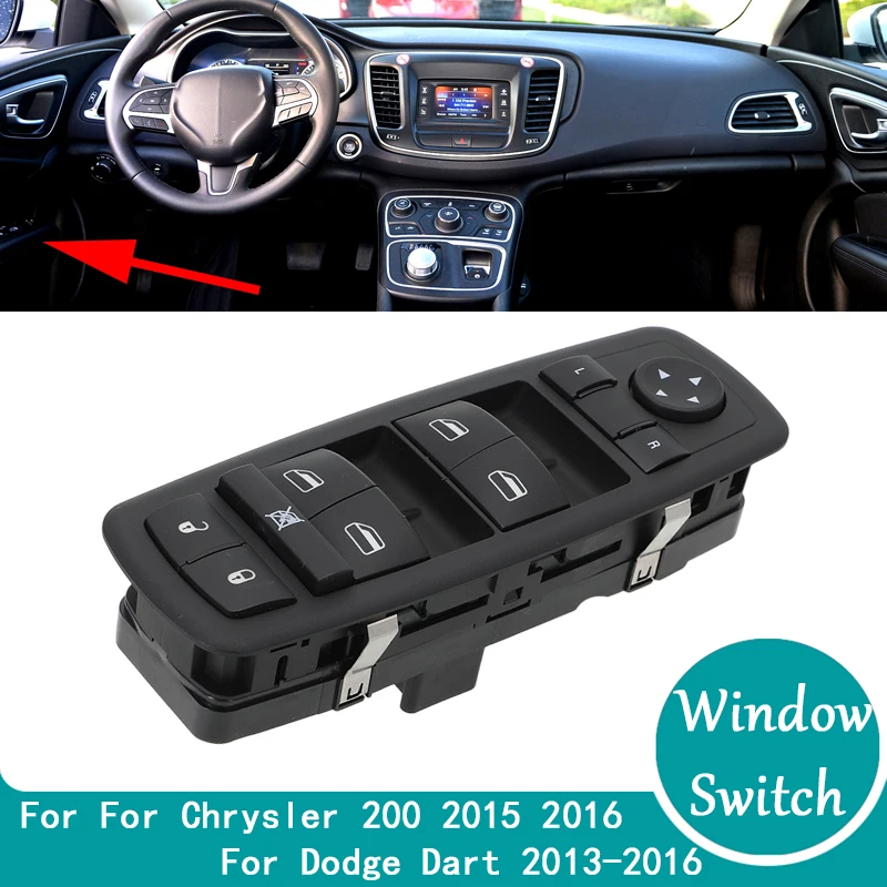For Chrysler 200 For Jeep Cherokee For Dodge Dart 2013-2016 Left Driver Power Window Switch Car Accessories 56046568AC