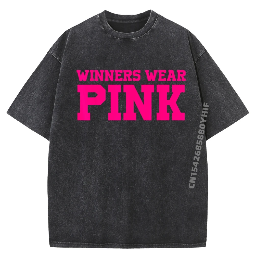 

Winners Wear Pink Color War Camp Team Game Competition Graphic Tees Mens Gifts Comfortable Washed Clothes