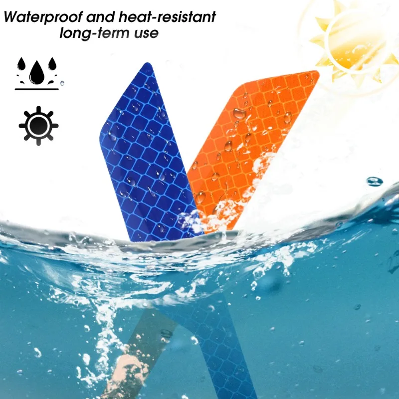 Auto Stoßstange Reflektierende Sicherheit Streifen Aufkleber Anti-kollision Sicherheit Warnung Aufkleber Auto Nacht Fahren Dekoration Zubehör