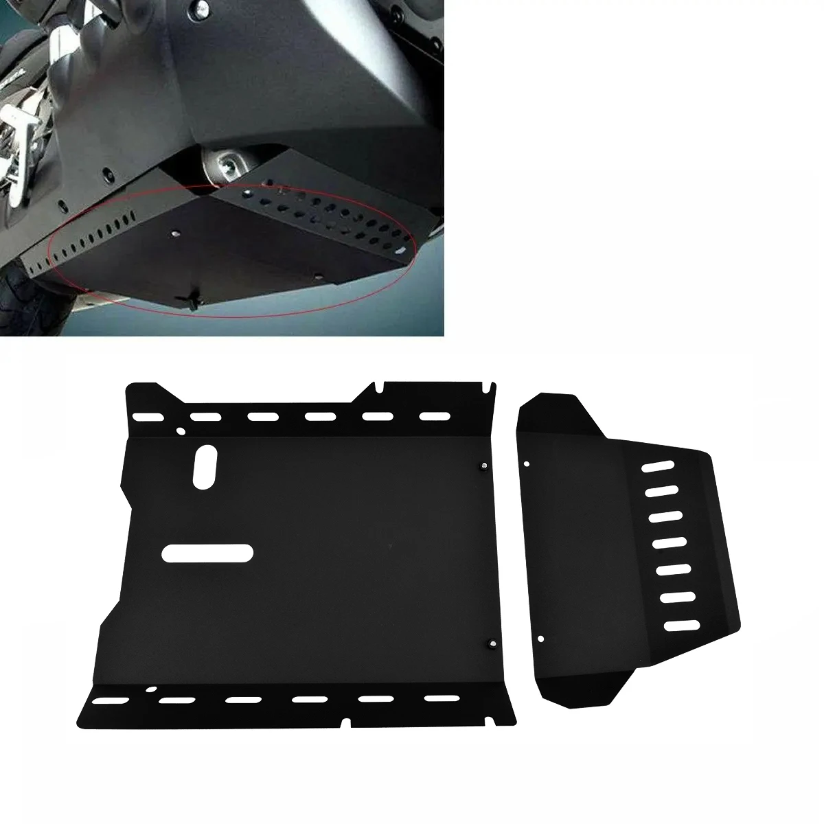 For Honda Goldwing 1800 2001 to 2017 GL1800 Goldwing F6B 2013-2017 Motorcycle Belly Pan Engine Plates Covers