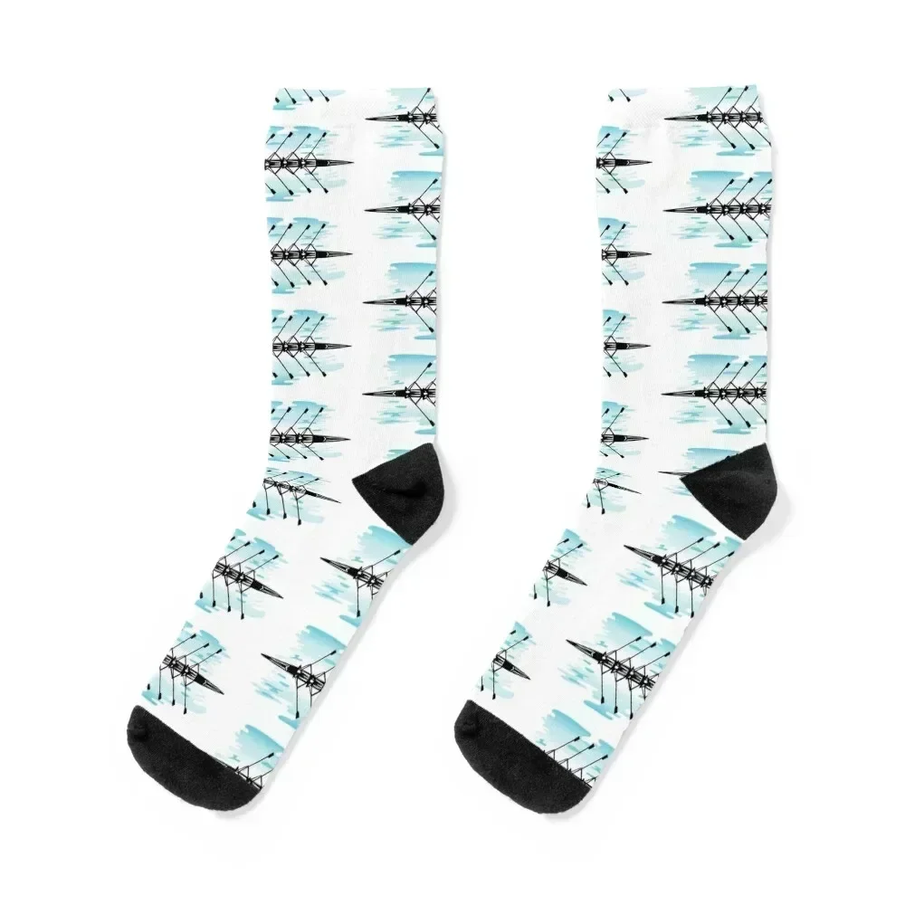 Rowing, rowing boat and water Socks Sports kids hockey Woman Socks Men's