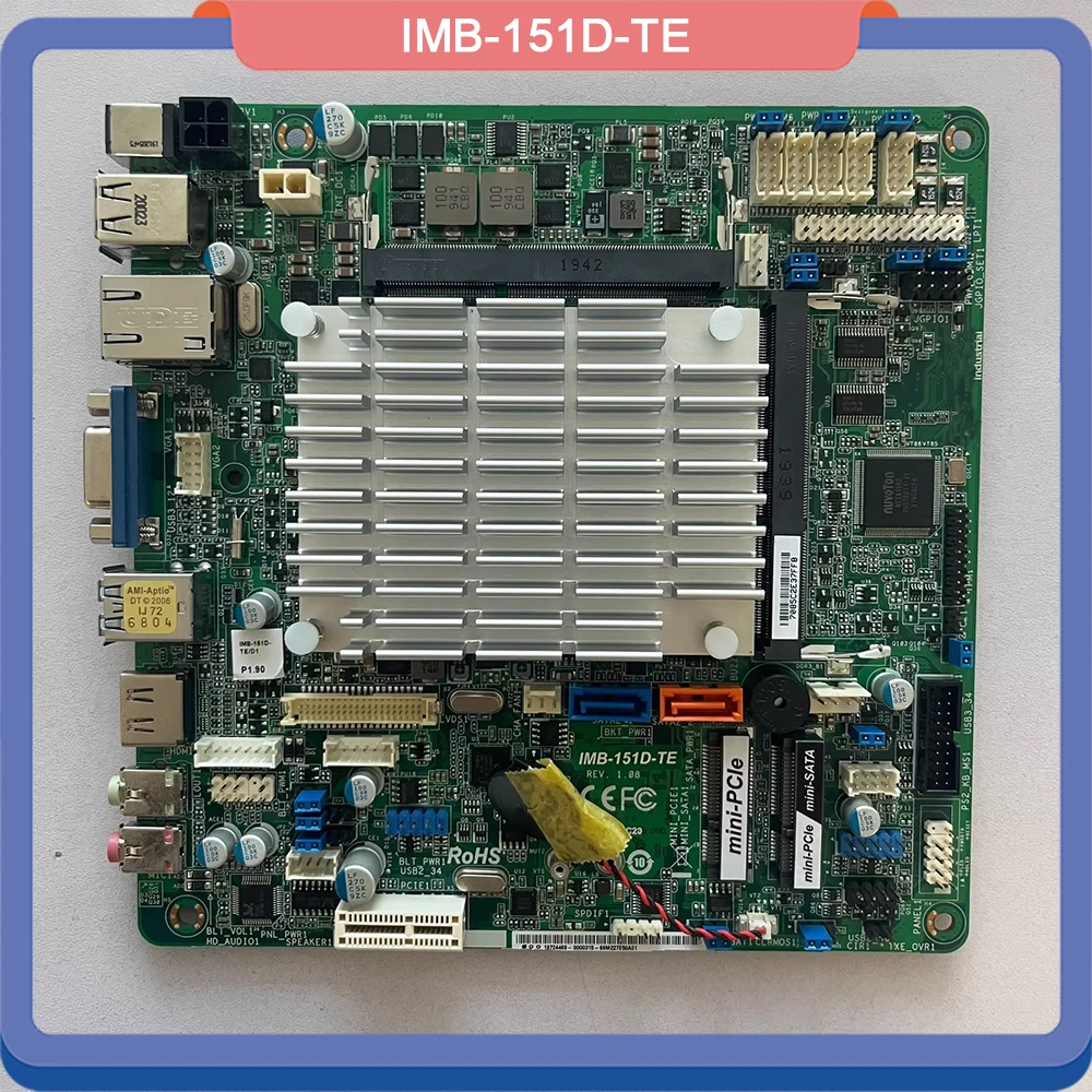 IMB-151D IMB-151D-TE For ASRock Industrial Motherboard ITX J1900CPU with LVDS6COM