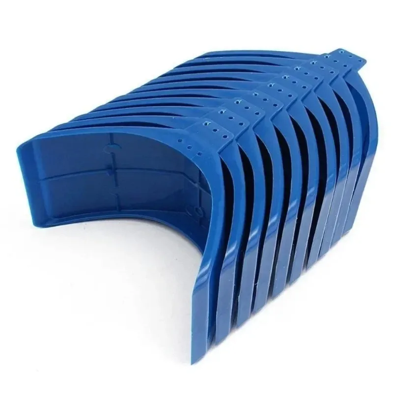 Taubenauflage-Ständer, 10 Stück, Kunststoff, Taubensitz, Taubenauflage, Ständer, Rahmen, Wellen, Taubensitzstangen, Sticke für Vogelzubehör