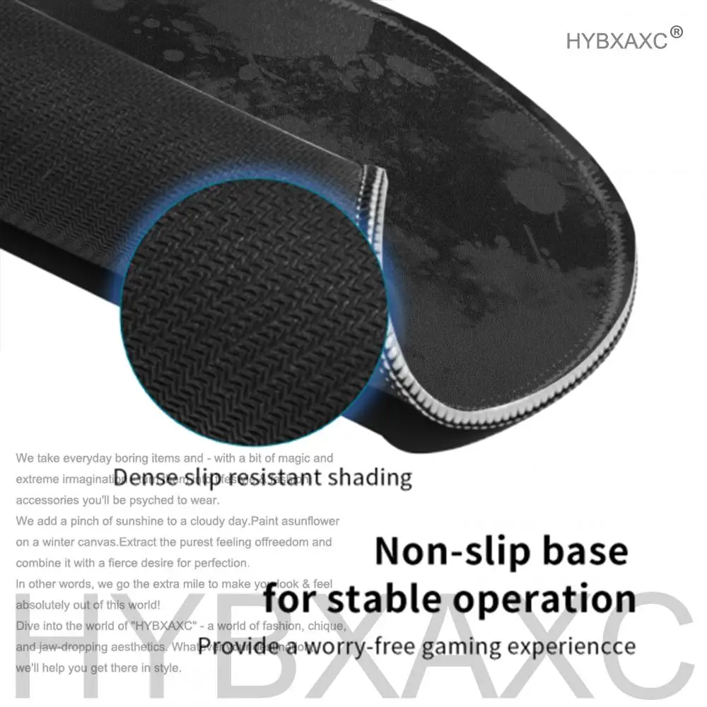 Gray mouse pad 250x200mm overlocked mousepad desktop keyboard table pad 450x400mm gray series game desk mat computer accessories