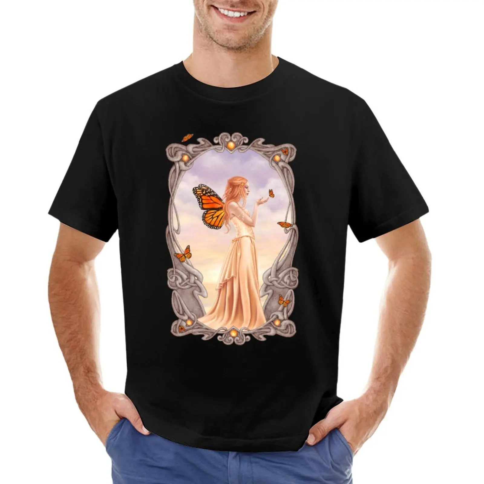 Citrine Birthstone Fairy T-Shirt shirts graphic graphic shirts anime t shirts oversized t for men