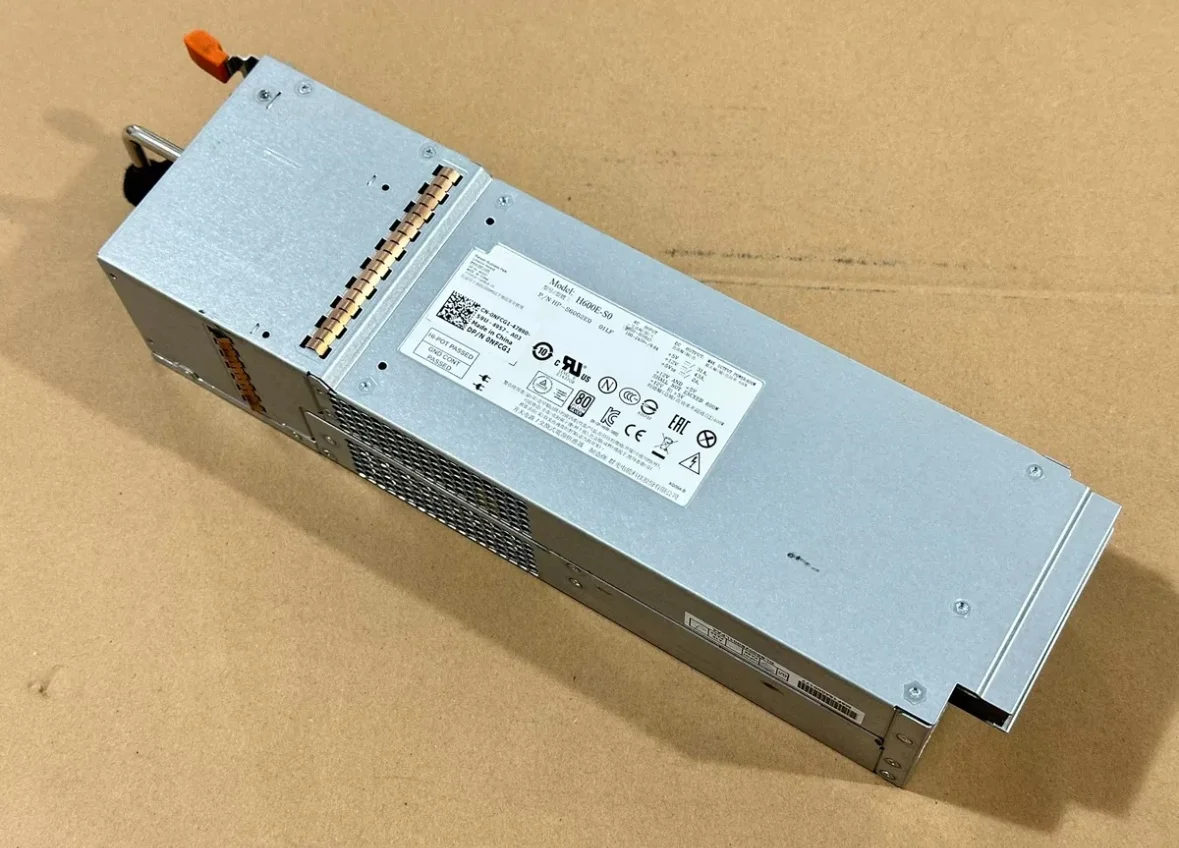 

Power Supply H600E-S0 S6002E0 01LF, 600W PowerVault MD1200 MD3220