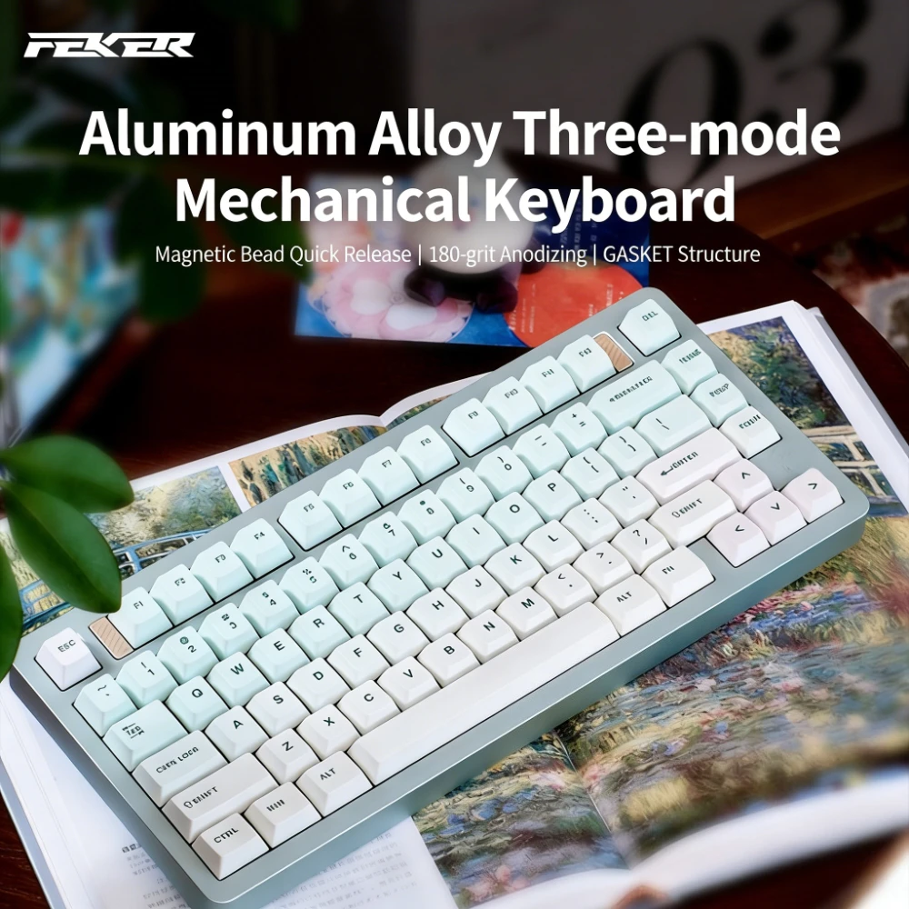 FEKER C75 Aluminum Mechanical  - đánh giá và giá Gaming Keyboard Hot Swappable