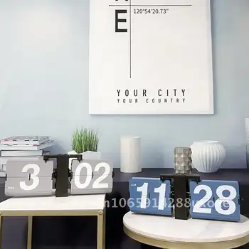 8 best sales 壁掛けフリップ時計 - №4