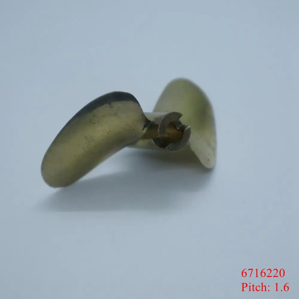 TFL Genuine Parts! 2 Blade Hole Dia 6.35mm*67mm/70mm/72mm  Copper Propeller for RC boat
