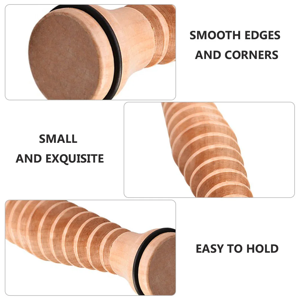 

2pcs Foot Massager Wooden Roller for Sole Circulation Deep Muscle Pain Relief Spa Massage Tool Fitness Relaxation Device