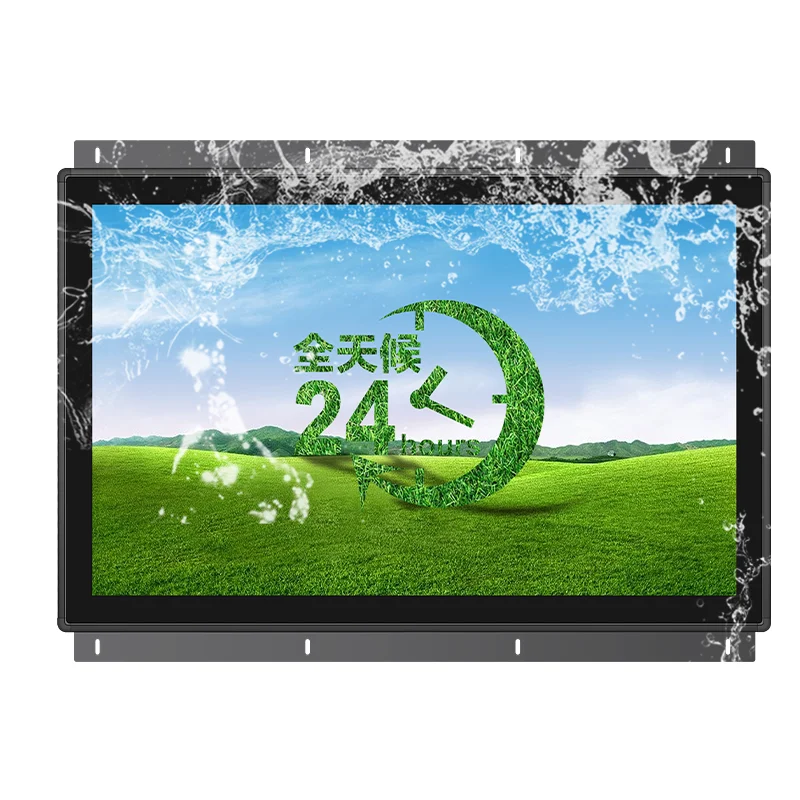 ZHICHUN outdoor anti glare marine 21.5 inch capacitive touch industrial monitor 15.6 inch touch monitor industrial Display