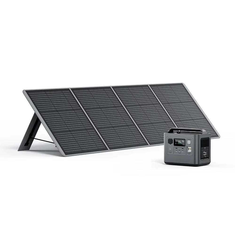 The most powerful solar generator with 200 watts of solar panels Power generation equipment Solar portable outdoor power station