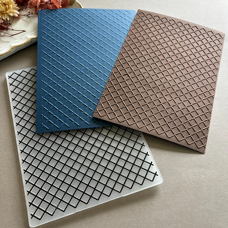Modello di griglia Goffratura File Texture Modello Sfondo Album fai-da-te Produzione di progetti artigianali in cartone decorativo