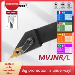 MVJNR1616 MVJNR2020 MVJNR2525 MVJNR3232 External Turning Tool MVJNR MVJNL Lathe Bar Turning Holder CNC Cutting Tool Cutter Bar
