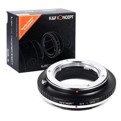 K&F Concept CY to GFX Lens Adapter Contax Yashica Mount Lens to Fuji GFX Medium Format Camera Fuji GFX 50R 50S 50SII 100 100S