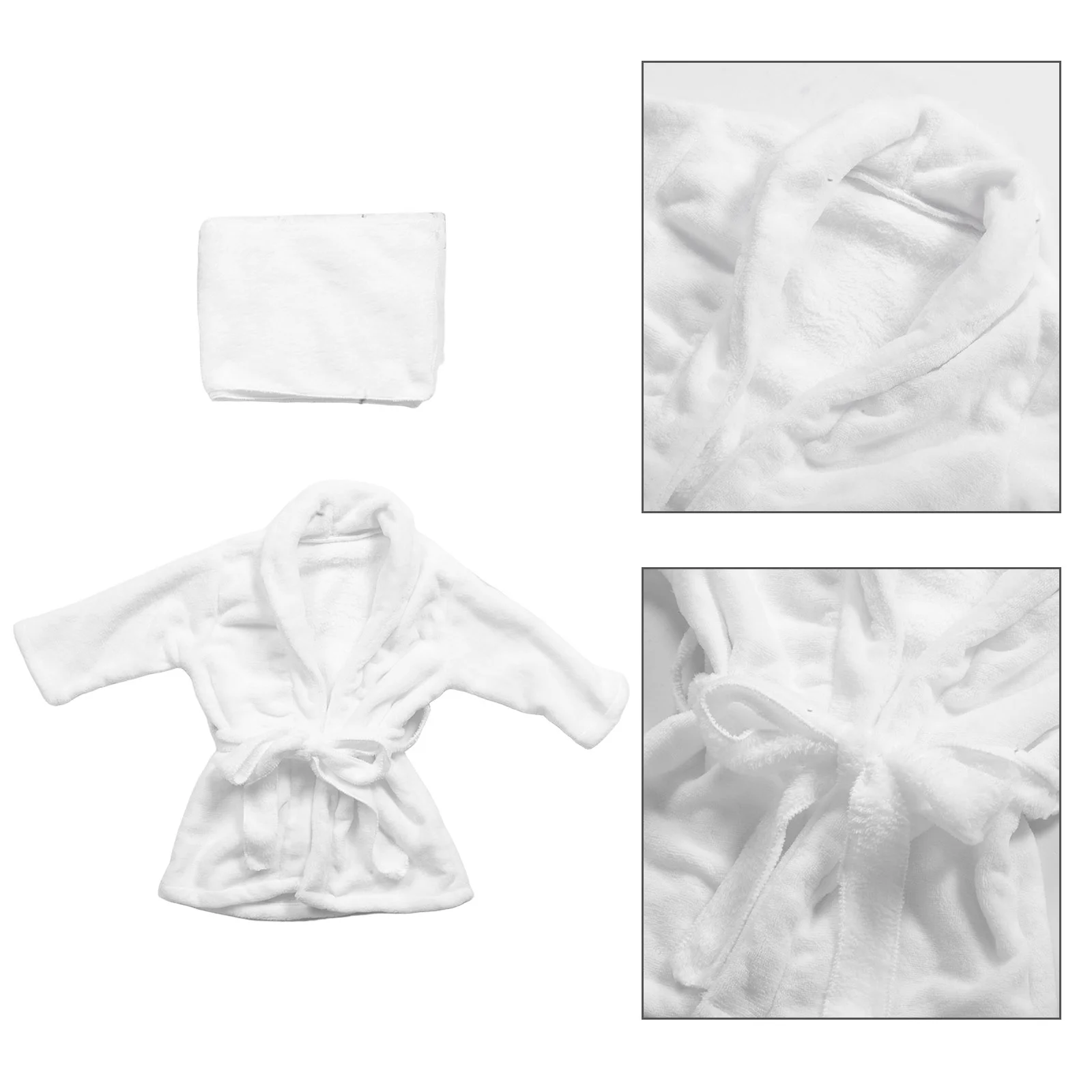 Children's Costumes/dance Bathrobe Newborn Little Girl Plush Nightwear for Babies Coral Fleece Kids