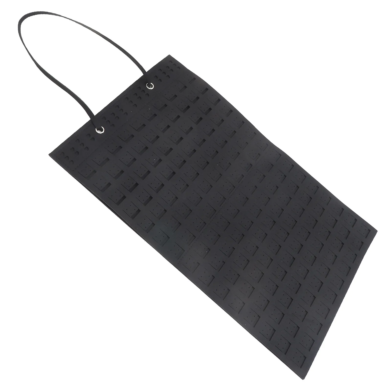 

Настенный органайзер для украшений: подвесной держатель для серег, ожерелий, значков, из войлока, компактный дизайн, для демонстрации ювелирных изделий