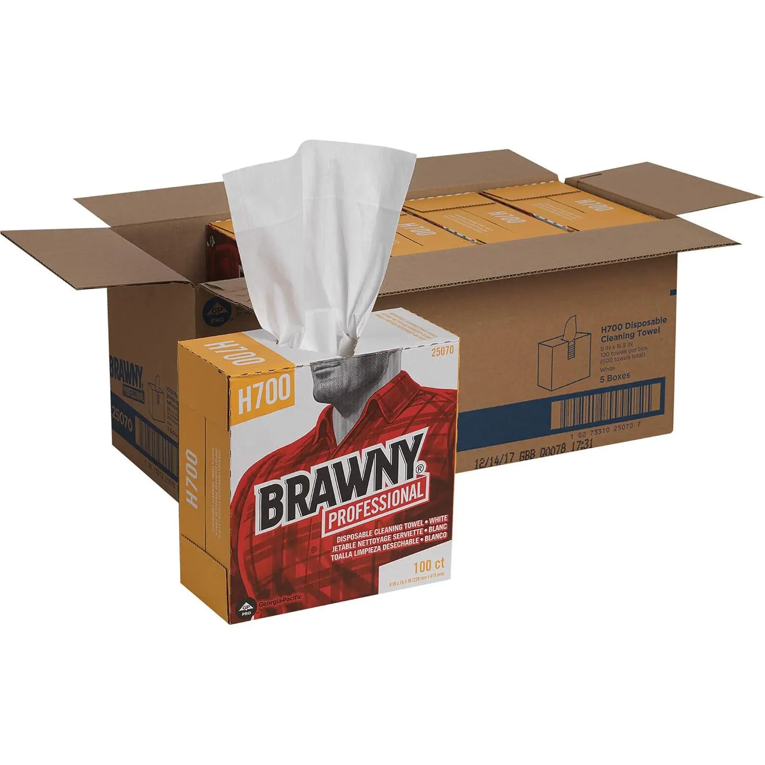 Brawny Industrial Medium-Weight HEF Shop Towel by GP PRO  9.1