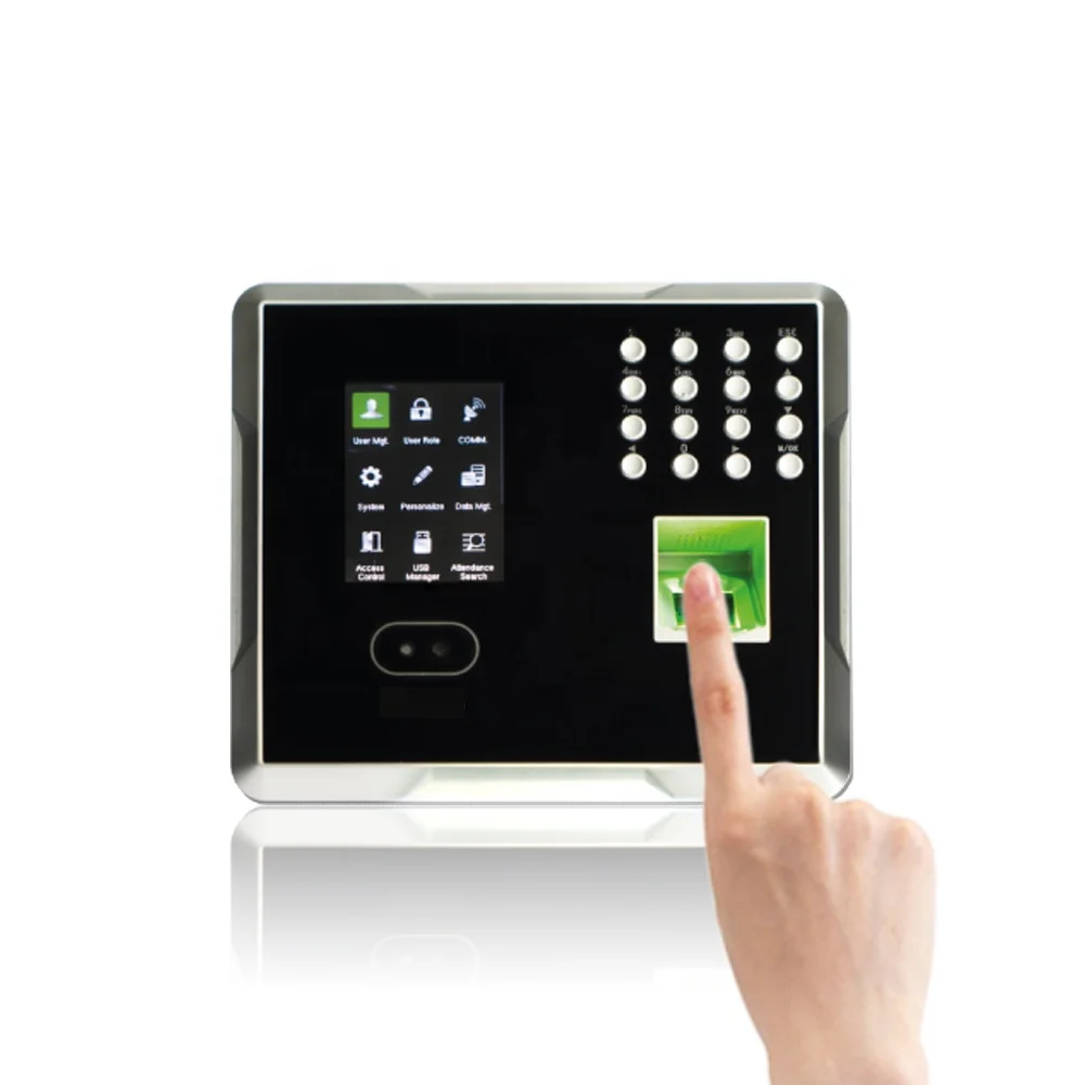 Face and Fingerprint and RFID Card Access Control System Device with Password Function