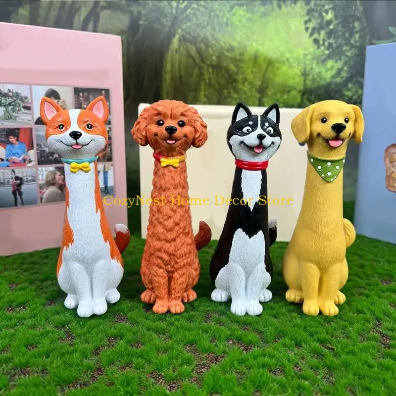 92MF Engaging dog Themed Bowl Artistic Craft Item For Celebration Or House Gift