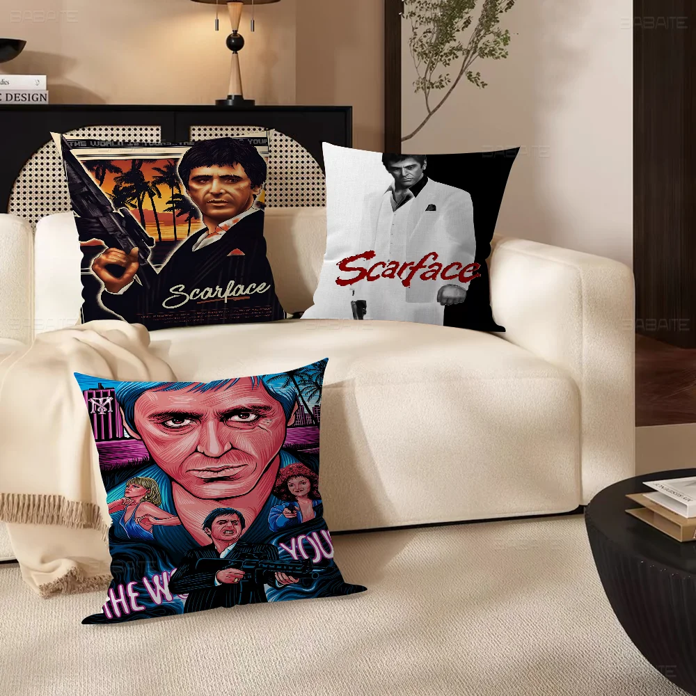 Scarface The World is Yours  Pillow Cover Design cushion Cover decor Holiday Decorati