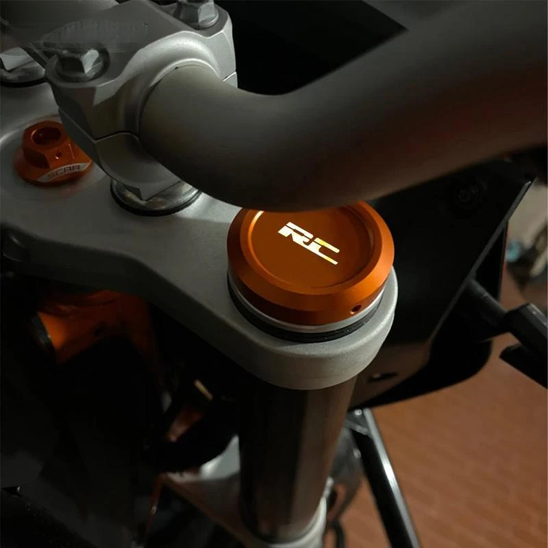 For RC 200 250 390 RC 2015 2016 2017 2018 2019 2020 Motorcycle Front Fork Suspension Top Decorative Cover Cap RC200 RC250 RC390