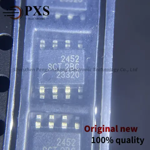 10PCS SCT2452STER SCT2452 3.8V-36V Vin, 5A, High Efficiency Synchronous Step-down DC-DC Converter ESOP-8
