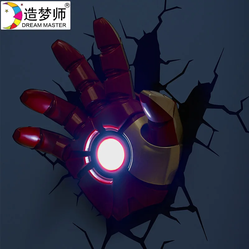 Applique murale créative 3D LED, éclairage de nuit de dessin animé pour enfants