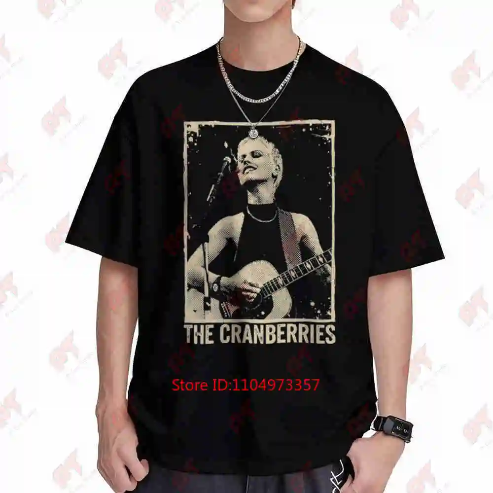 The Cranberries Dolores O Riordan Irish Rock Short Sleeve Tee 100% Cotton T-Shirt