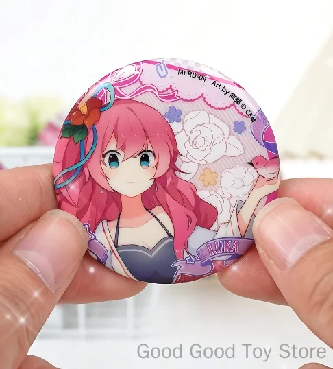 New Original KAYOU Hatsune Miku Relaxing Daily Metal Badge Set Tinplate Pin Brooch Anime Collection Toys Holiday Birthday Gifts