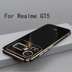 For Realme gt5 Case Soft TPU Case For Realme gt 5 High Quality Anti-fingerprint Camera Protection Cover