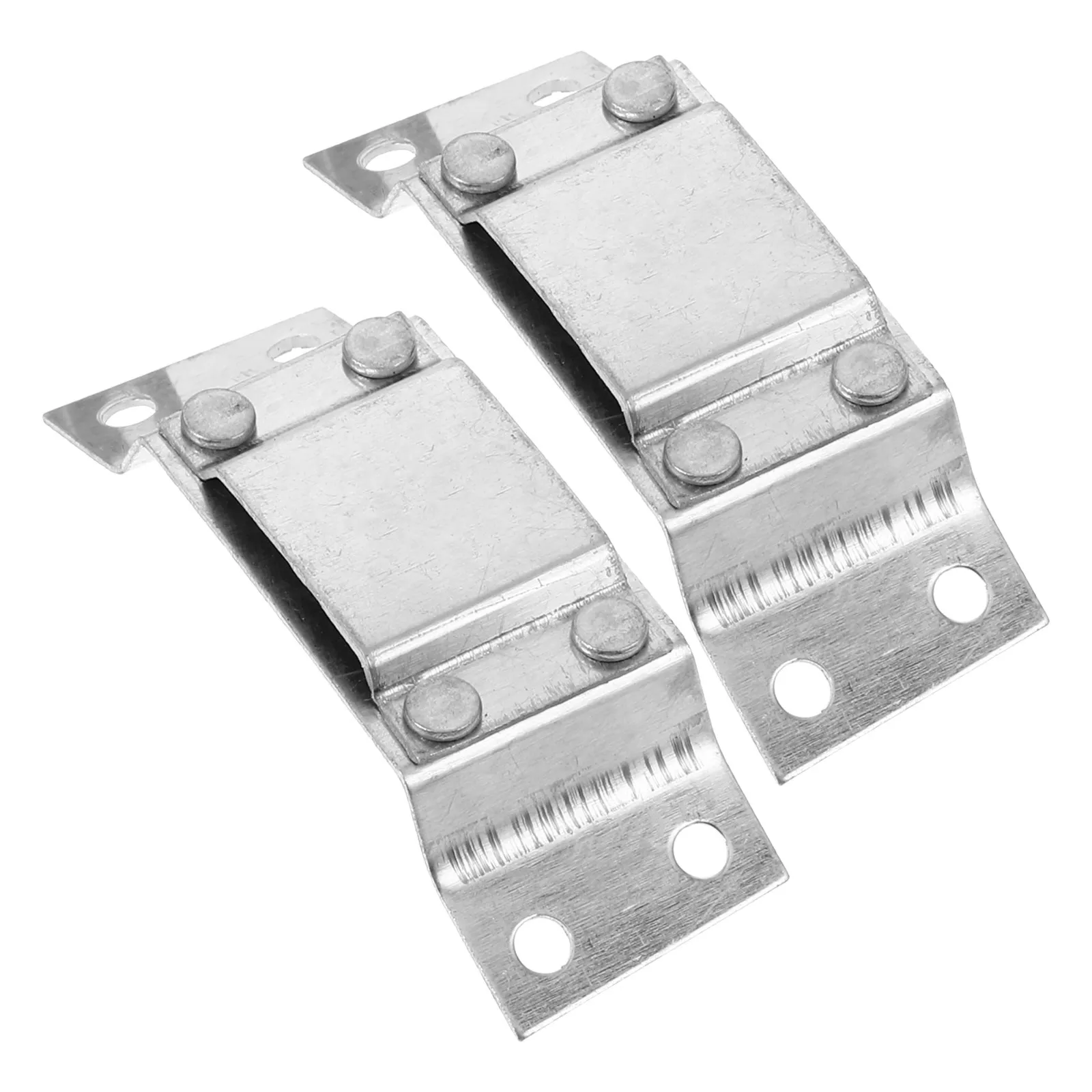 2Pcs Headlamp Holder Aluminum Alloy Hardhat Light Mount Base Secure Flashlight Clip Bracket Replacement