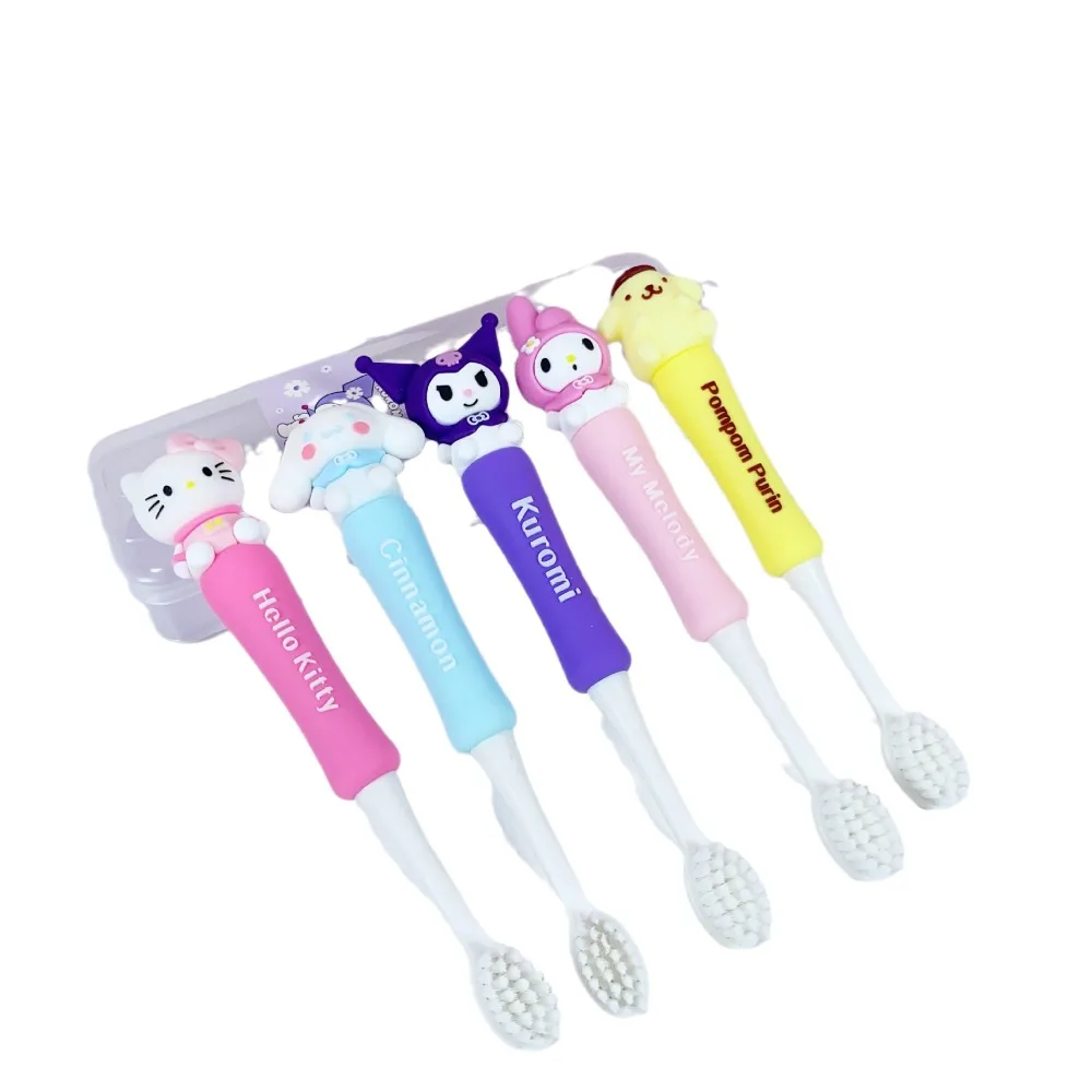 Miniso Sanrio Toothbrush Soft Hair Does Not Hurt The Gums Big-eared Dog Melody Silicone Toothbrush Gift