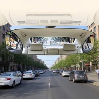 Espejo retrovisor de coche, espejo retrovisor gran angular, cristal HD, visión grande, pieza de repuesto de espejo automático Universal