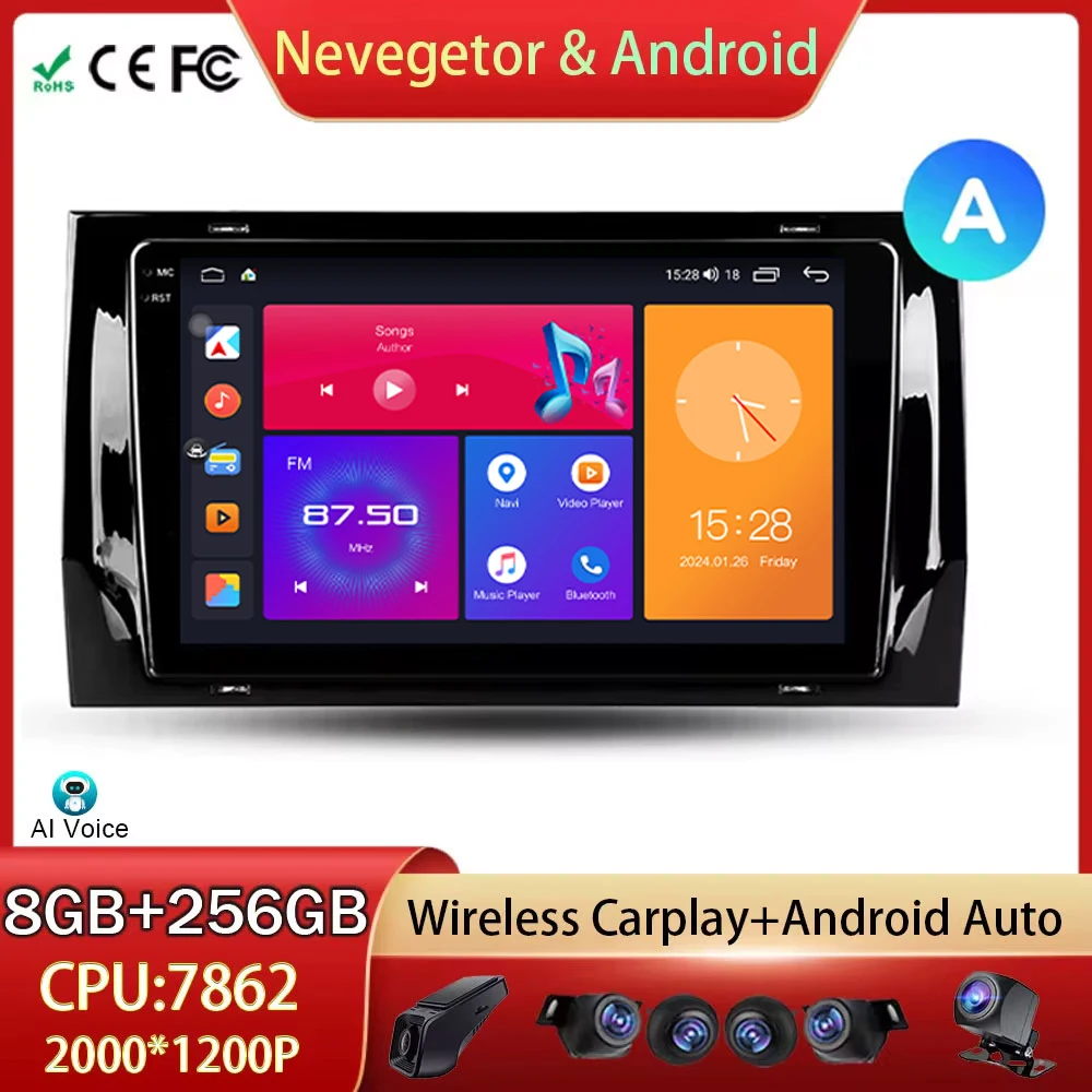 

Android Auto For Skoda Kodiaq 2016 - 2021 Karoq NU7 2017 - 2021 DSP Car Radio Multimedia Video Player GPS Navigation No 2din DVD