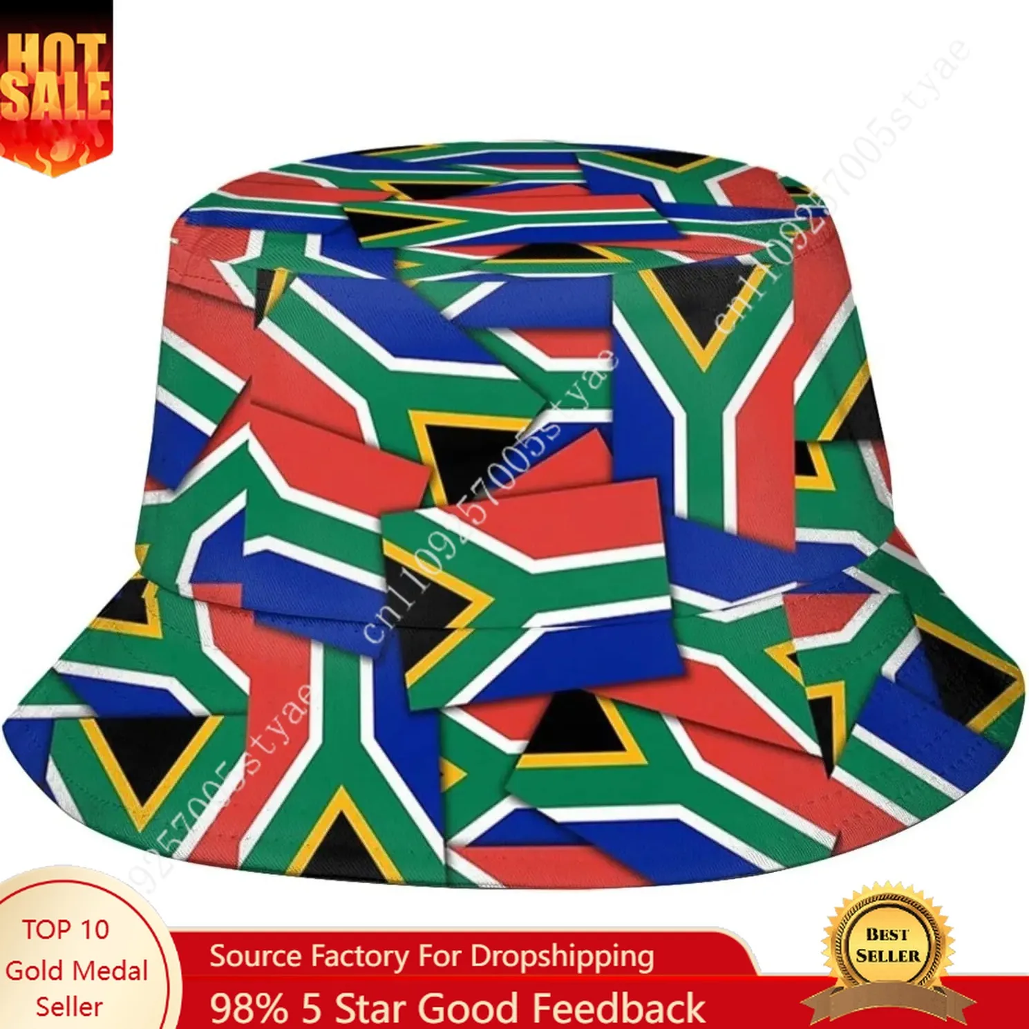 

South Africa Flag Bucket Hat Men Women High Quality Outdoor Cap Fashion Fisherman Caps Cool Fishing Hats Summer Beach Sun Hats