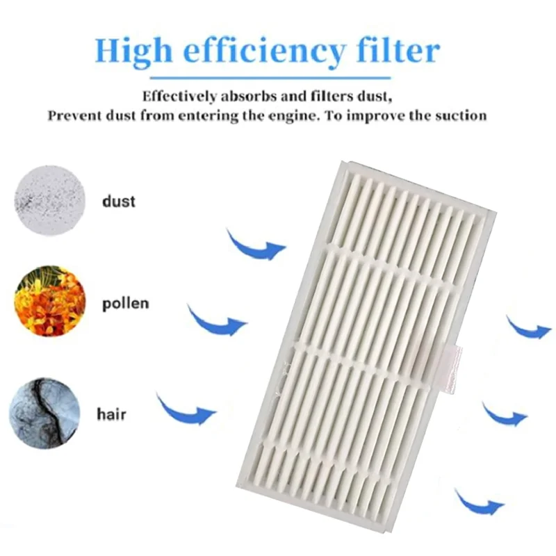 

HEPA Filter Side Brush Replacement For MAMNV BR150 BR151/ ZCWA BR150 BR151 / ONSON BR150 BR151 Robot Vacuum Cleaner