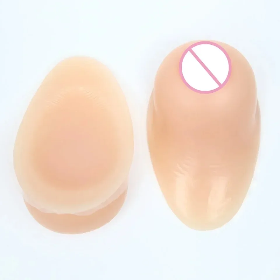Upgraded Waterdroplet Shaped Silicone Prosthetic Breast Cosplay Crossdresser Transgender Fake Breast Simulated Liquid Silicone