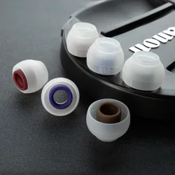 TRI Clarion 3 Pairs Of Silicone Earphone Eartips For S/M/L Size Noise Reduction Headset Earbuds Sleeves Headphone Accessories ﻿