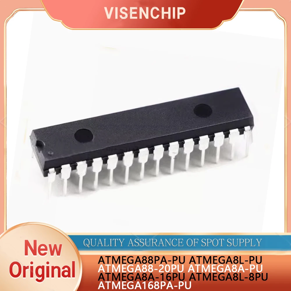 1piece New Original ATMEGA88 ATMEGA88PA-PU ATMEGA88-20PU ATMEGA168PA-PU ATMEGA8A-PU ATMEGA8L-PU ATMEGA8A-16PU ATMEGA8L-8PU DIP28