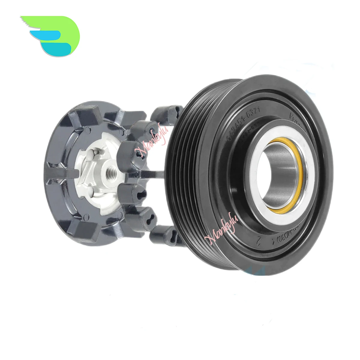 4F0260810H 1K0820812B AC A/C Air Conditioning Compressor Clutch Pulley 6SEU14C for AUDI A3 A4 B6 B7 A6 C6 VW GOLF 5 6 PASSAT