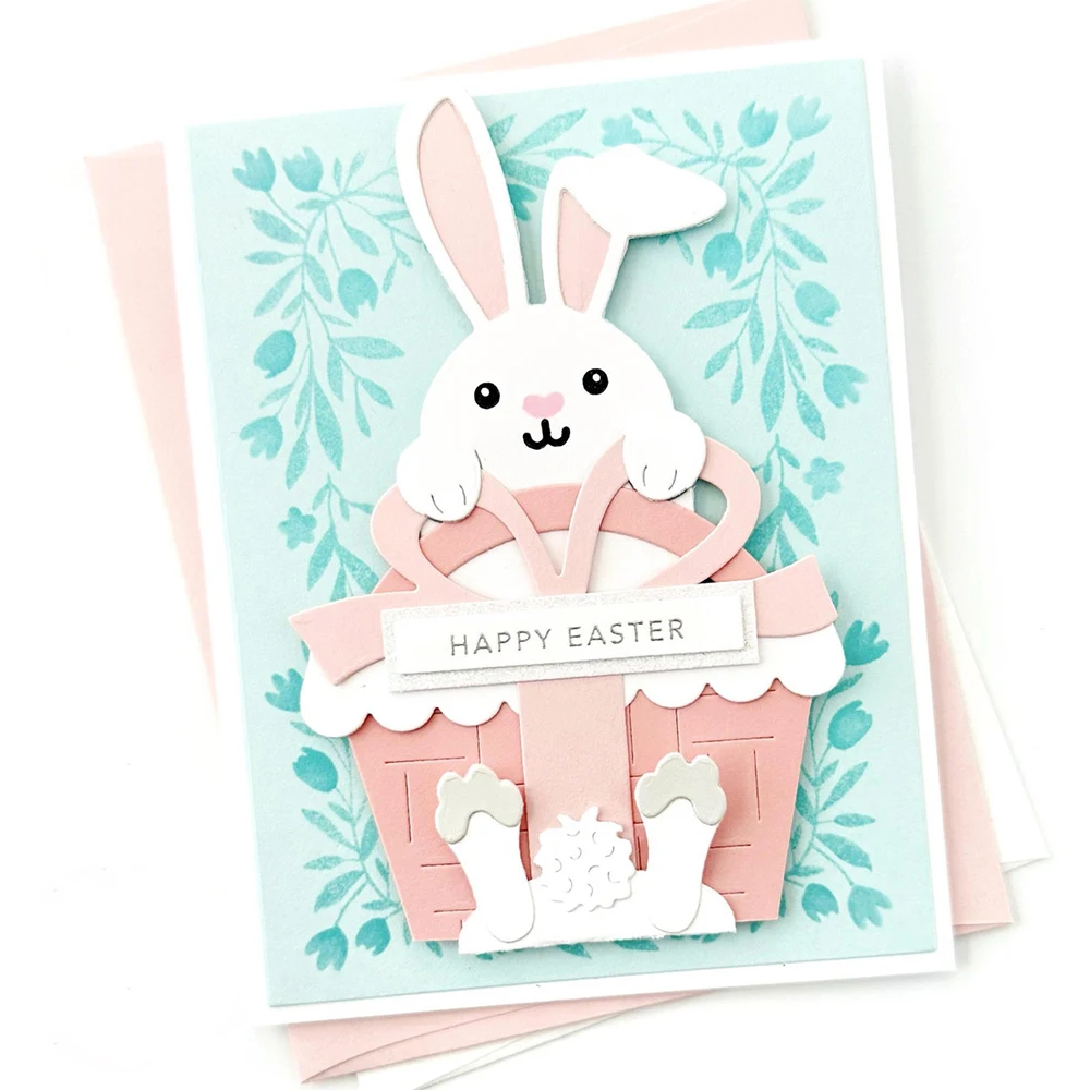 Animal Fox Rabbit Tiger Clear Stamps and Metal Cutting Dies For Card Making Transparent Seals Set Paper Embossing Stencils Craft